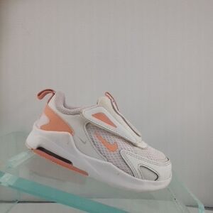 Nike Kids' White and Peach Sneakers